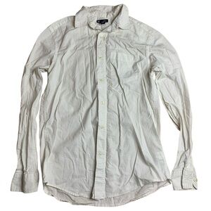 Gap Classic Fit White 100% Cotton Button Down Shirt - Small